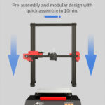 Anet ET5 3D Printer - Detail assembly