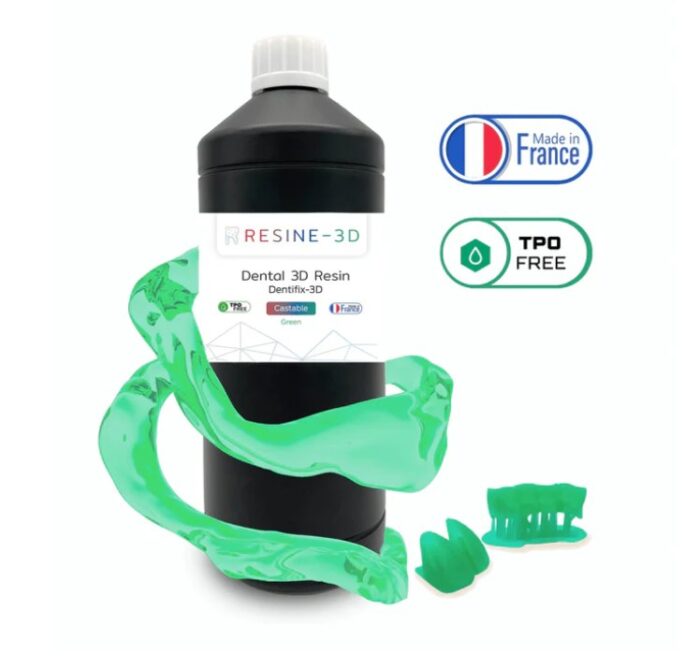 Dentifix-3D Dental Castable Blend Resin – Green | TPO-Free | Bulk order discount and FREE express shipping!