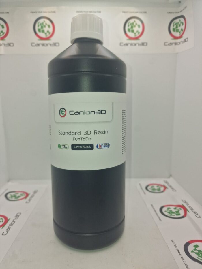Canion3D Deep Black 3D Printing Resin for LCD/MSLA printers.